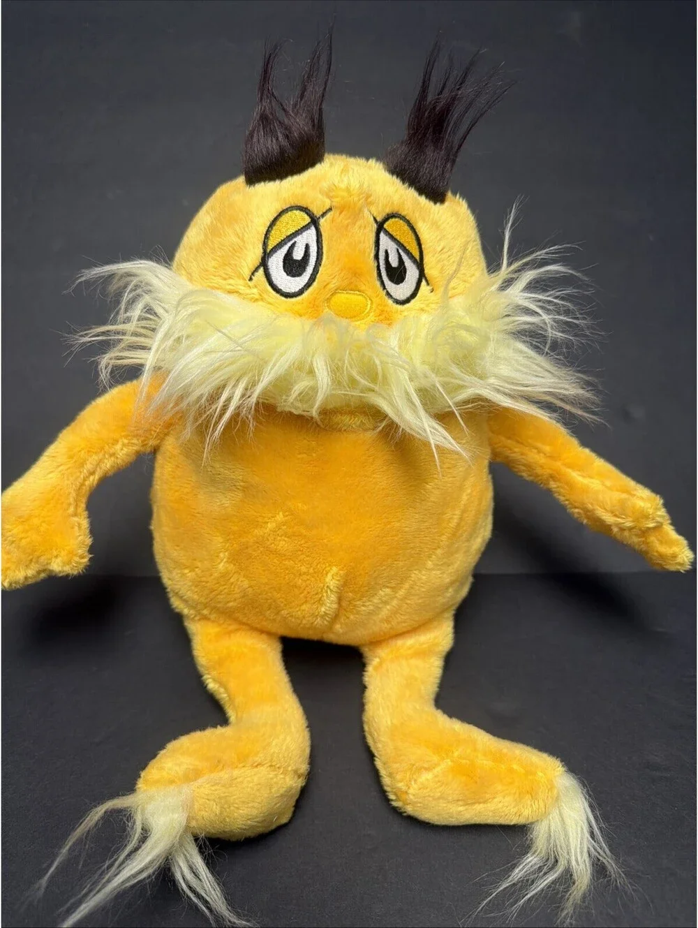 NWOT Dr. Seuss Yellow Lorax Plush 11